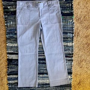 Old Navy stretch purple low waist cargo bootcut pants